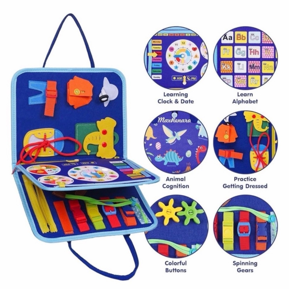 Learning Busy Board for Kids